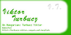 viktor turbucz business card